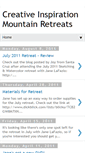 Mobile Screenshot of creativemountainretreats.blogspot.com