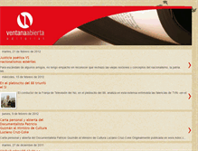 Tablet Screenshot of editorial-ventanaabierta.blogspot.com