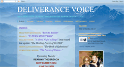 Desktop Screenshot of deliverancevoice.blogspot.com