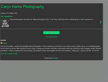 Tablet Screenshot of carynharrisphotography.blogspot.com