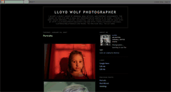 Desktop Screenshot of lloydwolfpix.blogspot.com