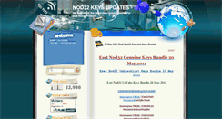 Desktop Screenshot of nod32keyupdates.blogspot.com