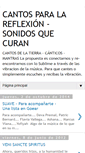 Mobile Screenshot of cantosparareflexionar.blogspot.com