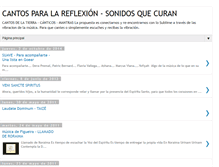 Tablet Screenshot of cantosparareflexionar.blogspot.com