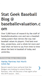 Mobile Screenshot of baseballevaluation.blogspot.com