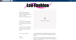 Desktop Screenshot of lcofashion.blogspot.com