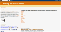 Desktop Screenshot of elblogdemisalumnos.blogspot.com