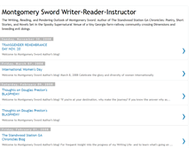 Tablet Screenshot of montgomery-sword-author.blogspot.com
