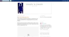 Desktop Screenshot of pleatsncleats.blogspot.com