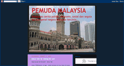 Desktop Screenshot of pemudamalaysia.blogspot.com