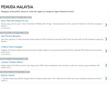 Tablet Screenshot of pemudamalaysia.blogspot.com