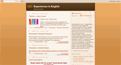 Desktop Screenshot of experiencesinenglish.blogspot.com