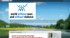 Desktop Screenshot of nowar-nonviolence-uk.blogspot.com