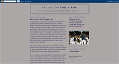 Desktop Screenshot of ablogforarod.blogspot.com