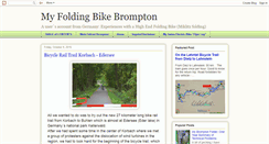 Desktop Screenshot of foldingbike-brompton.blogspot.com