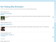 Tablet Screenshot of foldingbike-brompton.blogspot.com