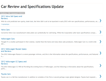 Tablet Screenshot of carreviewsandspec.blogspot.com