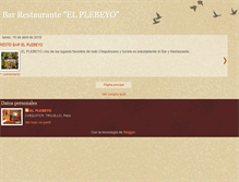 Tablet Screenshot of elplebeyo-chiquitoy.blogspot.com