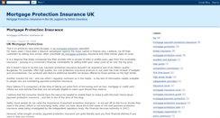 Desktop Screenshot of mortgageprotectioninsuranceuk.blogspot.com