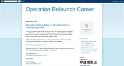 Desktop Screenshot of operationrelaunchcareer.blogspot.com