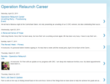 Tablet Screenshot of operationrelaunchcareer.blogspot.com