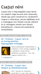 Mobile Screenshot of csajszinene.blogspot.com