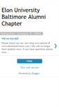 Mobile Screenshot of elonalumnibaltimore.blogspot.com