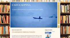 Desktop Screenshot of cahucaopina.blogspot.com