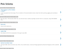 Tablet Screenshot of pinkstiletto.blogspot.com