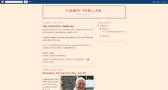 Desktop Screenshot of cwmnipenllan.blogspot.com