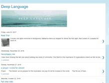 Tablet Screenshot of deeplanguage.blogspot.com