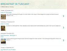 Tablet Screenshot of breakfastintuscany.blogspot.com