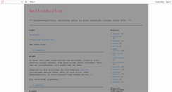Desktop Screenshot of keitoskoitos.blogspot.com