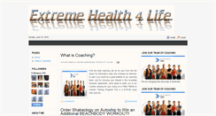 Desktop Screenshot of extremehealth4life.blogspot.com