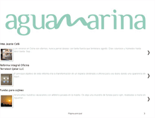Tablet Screenshot of aguamarinaestudio.blogspot.com