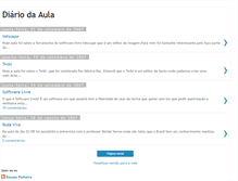 Tablet Screenshot of diariodasaulas.blogspot.com