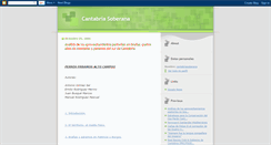 Desktop Screenshot of cantabriasoberana.blogspot.com