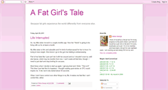 Desktop Screenshot of fatgirltale.blogspot.com