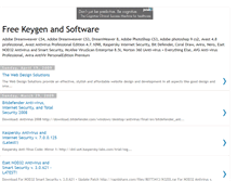 Tablet Screenshot of keygenandsoftware.blogspot.com