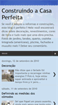 Mobile Screenshot of construindoacasaperfeita.blogspot.com