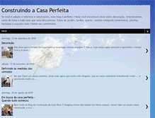 Tablet Screenshot of construindoacasaperfeita.blogspot.com