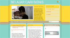 Desktop Screenshot of belajarcaribisnis.blogspot.com