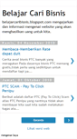 Mobile Screenshot of belajarcaribisnis.blogspot.com