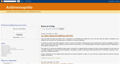 Desktop Screenshot of antimonopolio.blogspot.com