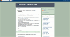 Desktop Screenshot of curriculumyevaluacion2008.blogspot.com