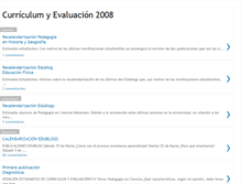 Tablet Screenshot of curriculumyevaluacion2008.blogspot.com