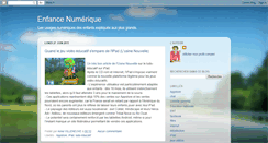 Desktop Screenshot of enfancenumerique.blogspot.com