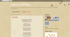 Desktop Screenshot of litteraepo57.blogspot.com