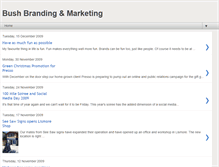 Tablet Screenshot of bushmarketing.blogspot.com