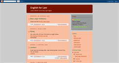 Desktop Screenshot of englishforlaw-sylwiapisarek.blogspot.com